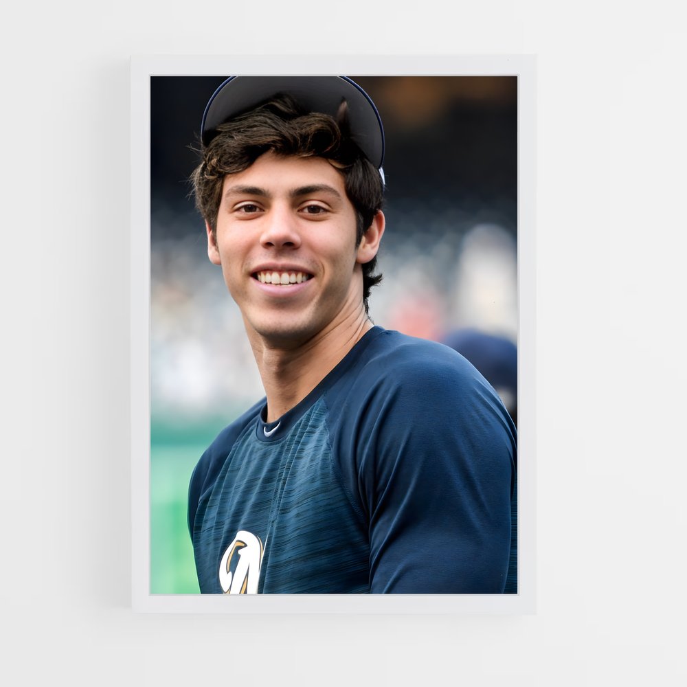 Poster Sourire de Champion – affiche Baseball (vue 3)